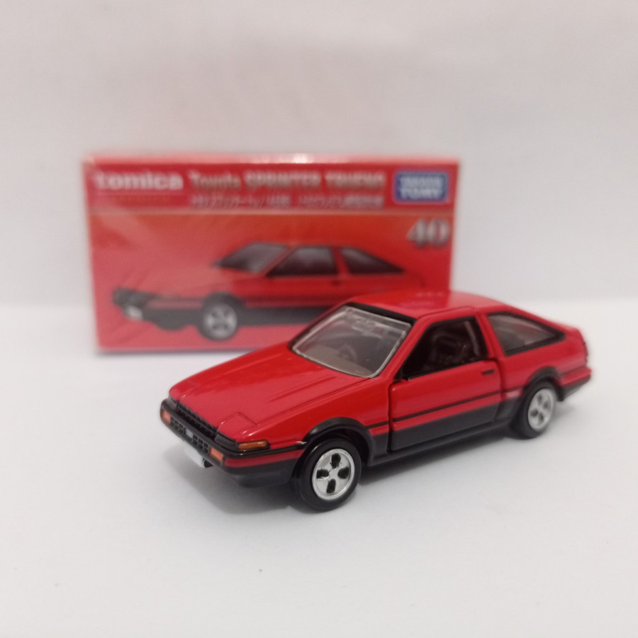 Voiture Miniature Tomica Toyota Sprinter Trueno AE86 - Édition Limitée Yamada Denki - 1:61