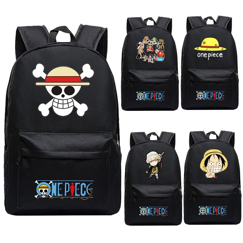 One Piece Luffy Anime Conjunto De Mochila Escolar De 3 Pieza