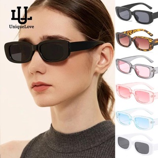 Gafas de sol rectangulares de marca de lujo para mujer, anteojos