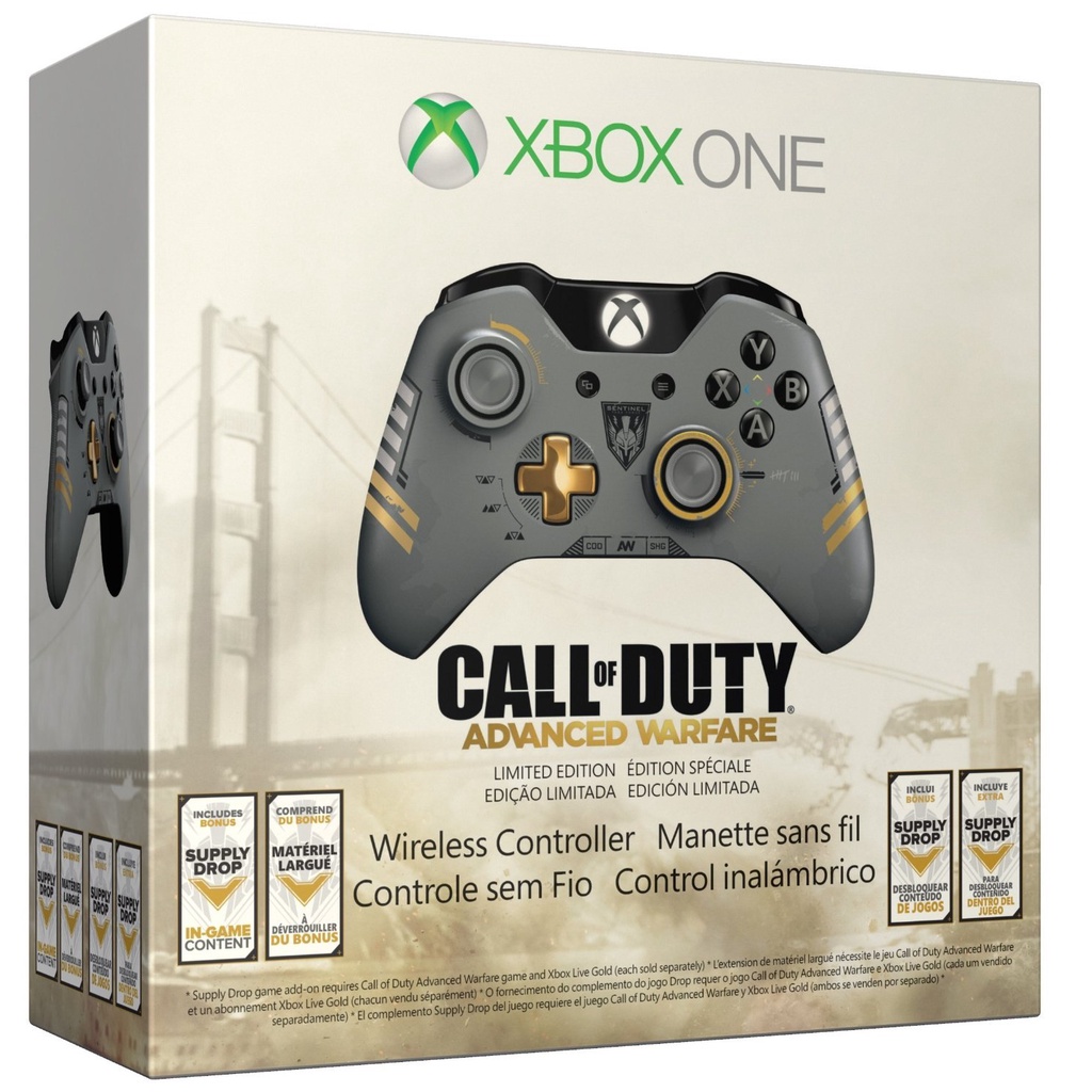 Mando Xbox One Edición Limitada Call of Duty : Advanced Warfare Wireless  Controller