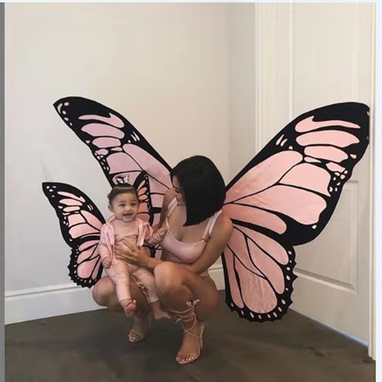 En stock Alas de disfraz de Halloween de mariposa monarca para mujer Alas  de hada para adultos -  México