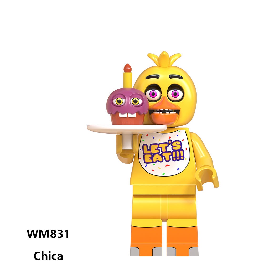 LEGO FNAF Figuras Juguetes Cinco Noches En Freddy Bloques De Construccion Bonnie Foxy Nina Oso Munecas Ninos Rompecabezas Juguete Shopee Mexico