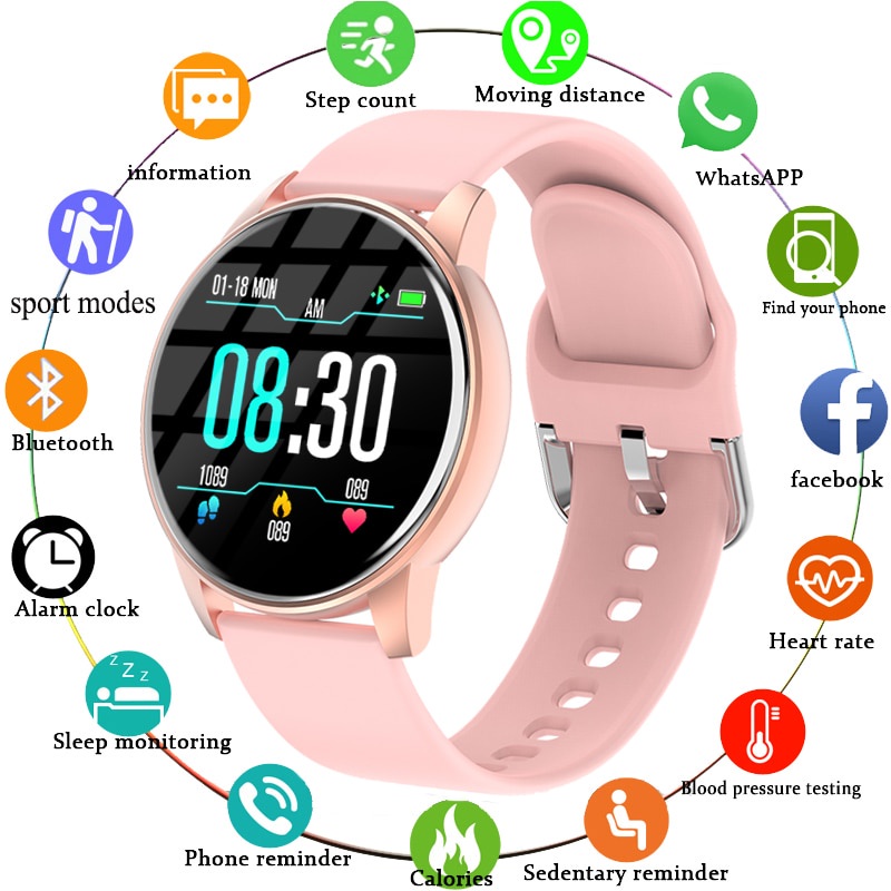 Pulsera De Reloj Inteligente Deportivo Para Mujer Xiaomi Hua Color