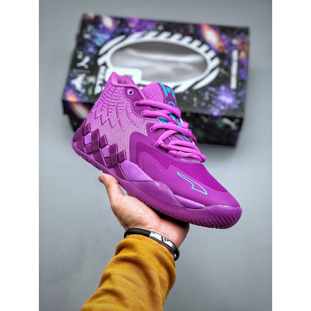 97 Tenis puma mb 01 lamelo Bauer three ball Primera Generacion Purpura all star Shopee Mexico