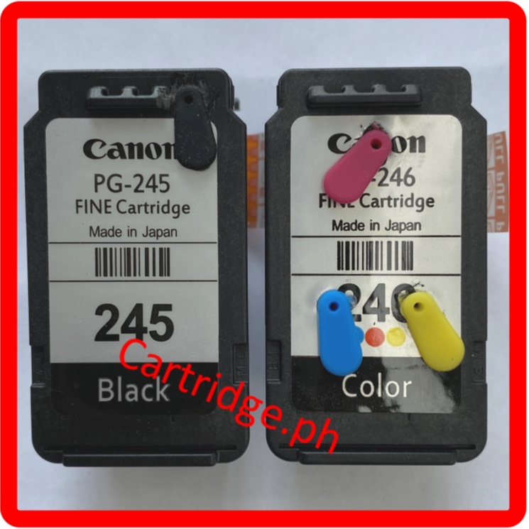 Cartucho de tinta de repuesto compatible para cartuchos de tinta Canon 245  y 246, para impresora Canon PIXMA MG2522 MG2520 MX490 MX492 MG2920 MG2922