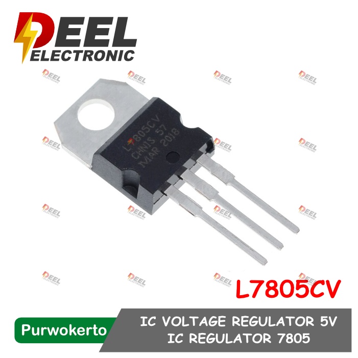 Pack De 10 Reguladores De Voltaje L7805CV 5V - Estándar TO-220, Para Proyectos Electrónicos Y Reparaciones
