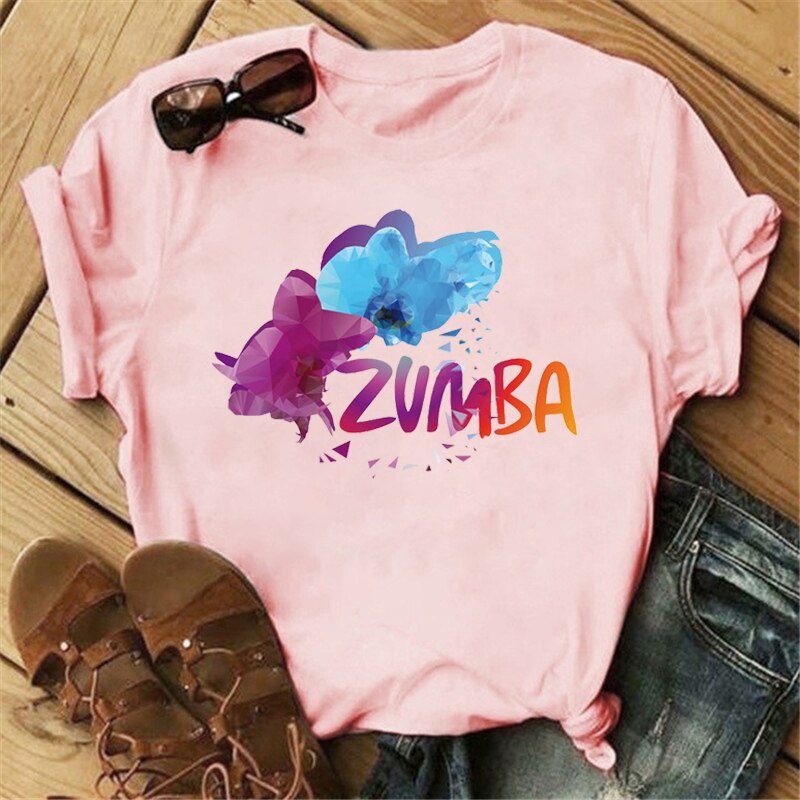 Diseños de playeras online para zumba