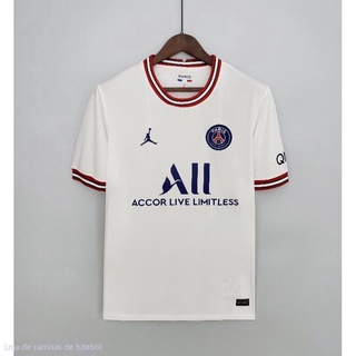 Women's Jordan Brand Lionel Messi White Paris Saint-Germain 2021/22 Fourth Replica Jersey Size: Medium