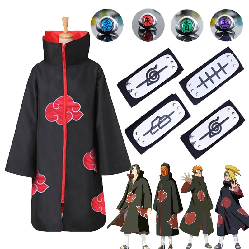 Set De Anillos Akatsuki Naruto Shippuden - Tu Zona Otaku