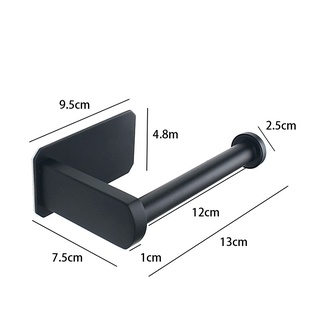 Portarollos Cocina Negro de Pared, Porta Rollos Papel de Cocina Adhesivo,  Soporte Rollo Papel Cocina Sin Taladro, Dispensador de Rollo Papel Toalla