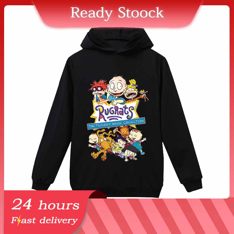 Rugrats sudadera con capucha para ni os y ni as de manga larga