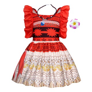 Vestidos moana para online niñas