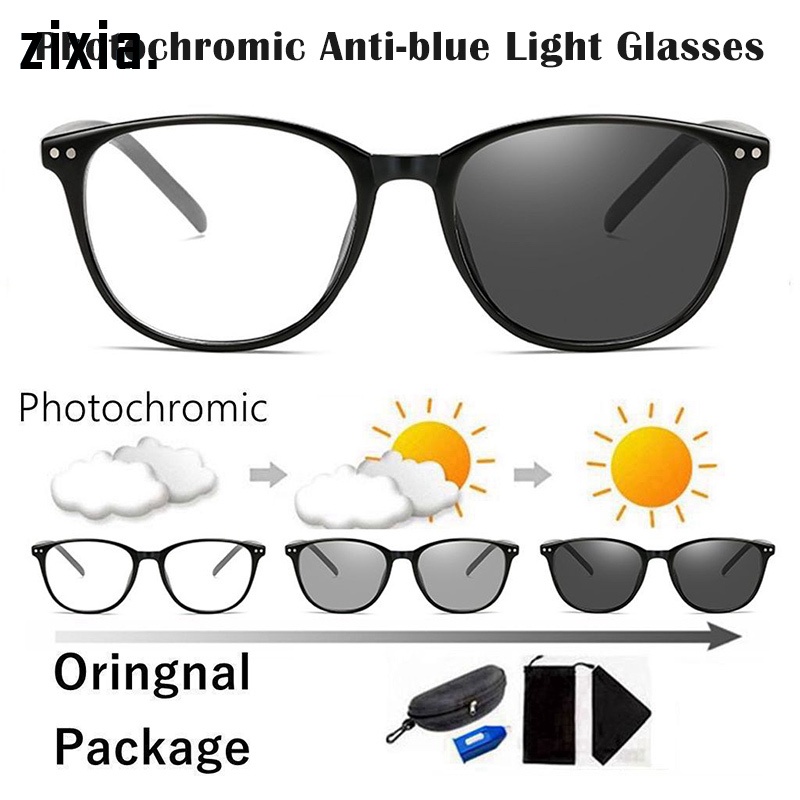 Lentes Fotocromáticos Anti-Azul Luz 2 En 1 Ultravioleta De Sol Para Hombres Y Mujeres Adulto Fotocromático | Shopee