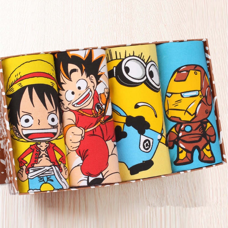 Anime Japones De Dibujos Animados Ropa Interior De Los Hombres dragon ball goku Algodon Boxer Personalidad De Moda Estudiante Calzoncillos Shopee Mexico