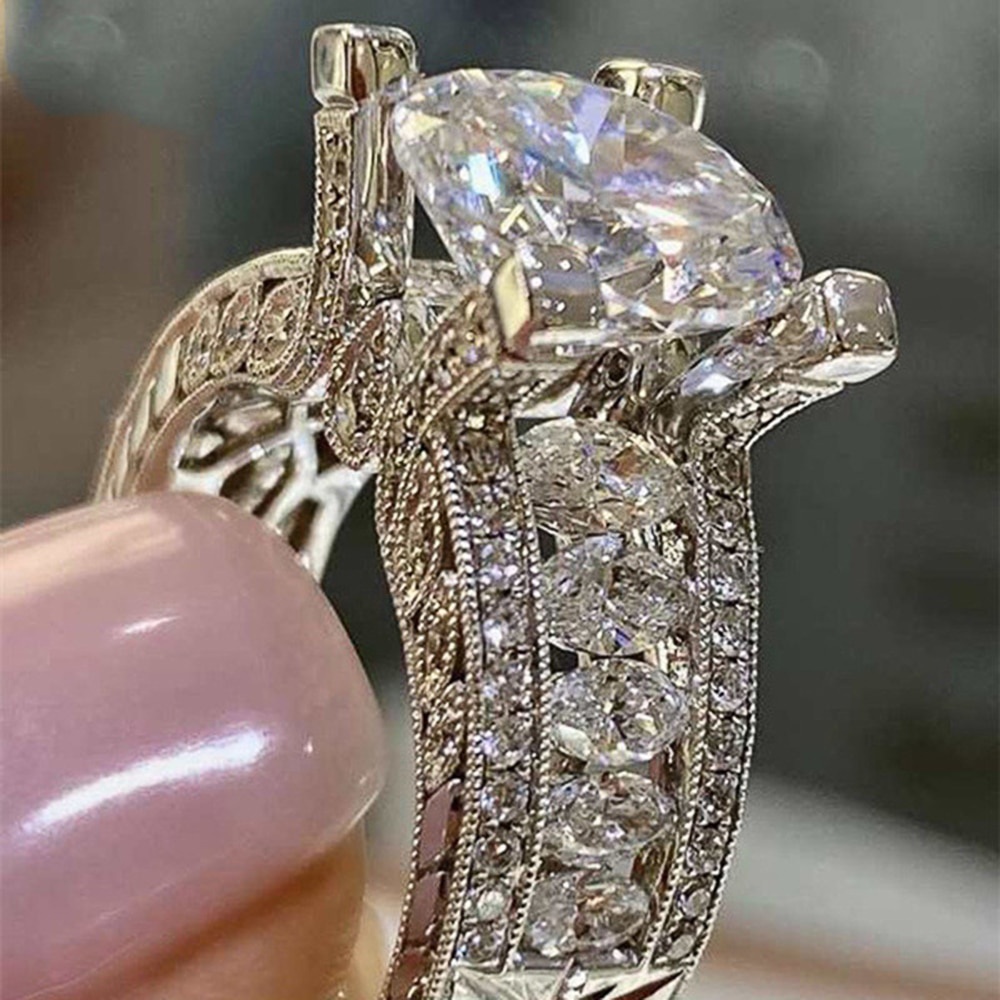 Anillo de best sale diamantes para mujer