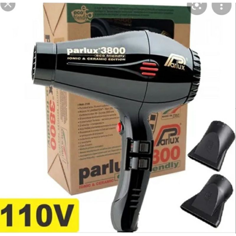 Parlux 3800 Secador De Pelo Iónico Ecológico De Cerámica/Pengeering Rambut