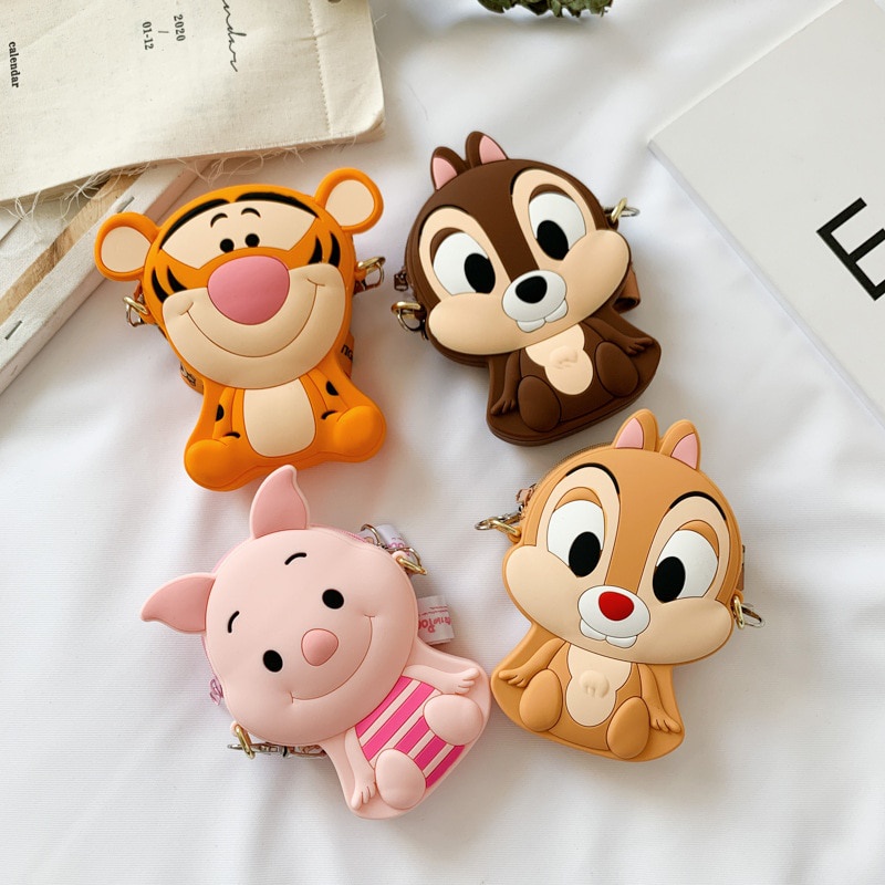 Bolsos cruzados de felpa de Disney Stitch para niñas, bolsos de hombro de  modelado de dibujos animados, Kawaii, Stitch, Winnie The Pooh, Tigger -  AliExpress