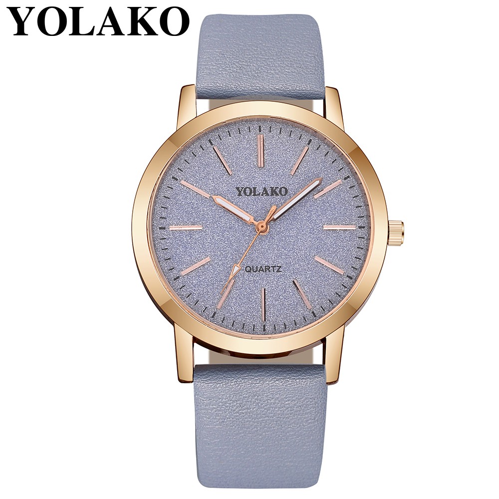 YOLAKO Starry Sky Motif Reloj Romantico De Cuero De Las Mujeres Shopee Mexico