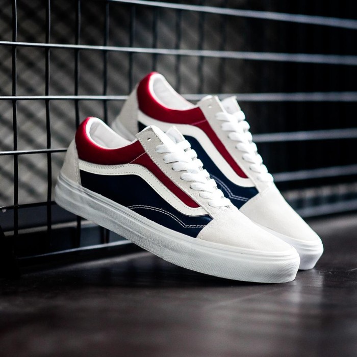 Tenis vans on sale rojos con blanco