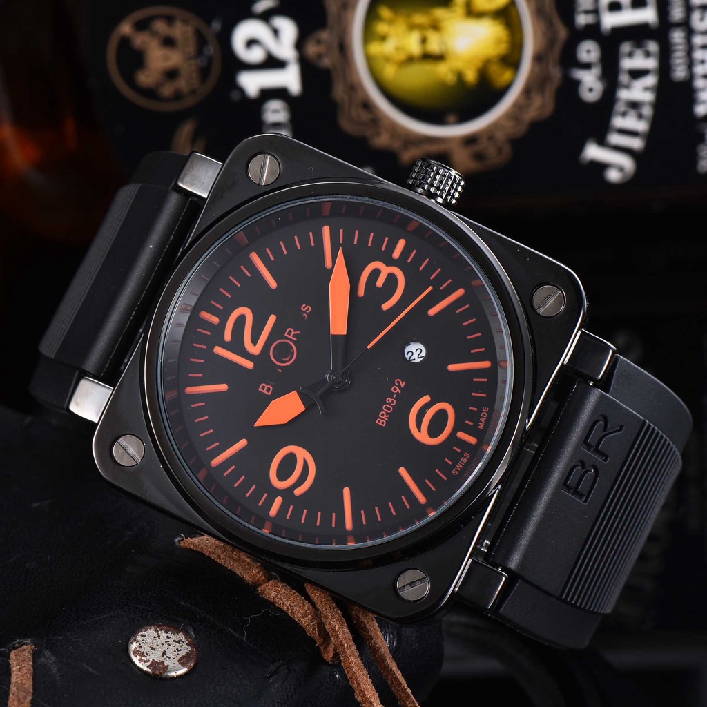 Bell Ross reloj de cuarzo luminoso para hombre Shopee M xico