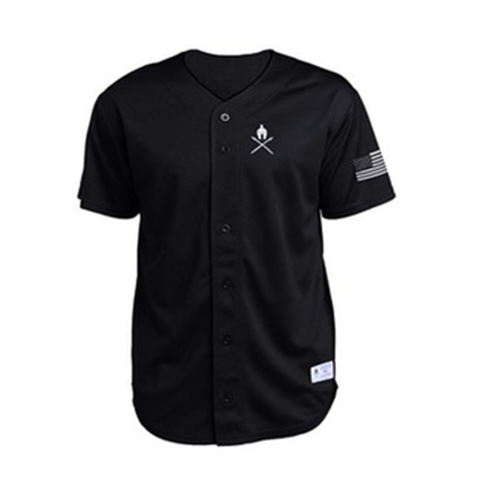 Camiseta De Béisbol Para Hombres Camisetas De Manga Corta Cierre