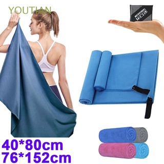 Comprar Toalla de bolsillo de secado rápido de microfibra deportiva, toalla  grande absorbente ultraligera portátil para piscina, natación, gimnasio,  Fitness, Yoga, playa