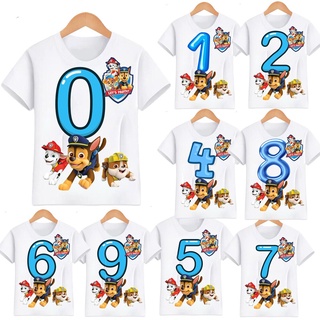 Paw Patrol 3 años cumpleaños Escombros' Camiseta niño