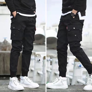 2022 Pantalones Cargo De Hip Hop Para Hombre Joggers De Chándal Mono Con  Cintas