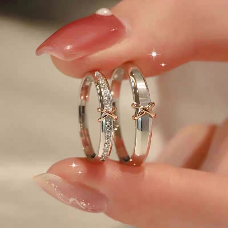 Anillos de best sale compromiso pareja plata