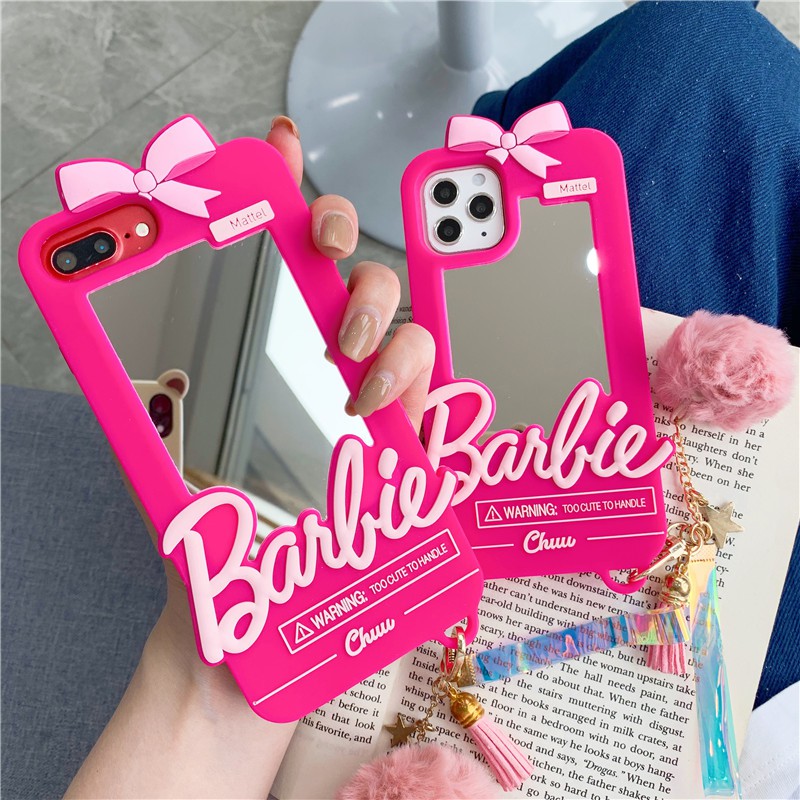 Funda para el móvil con diseño de Barbie y espejo para iPhone 11/XR/12/12Pro/13/13ProMax  de Skinnydip