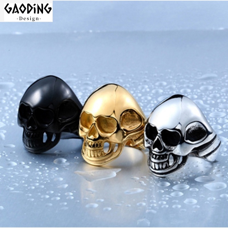 Anillos de discount oro de calavera