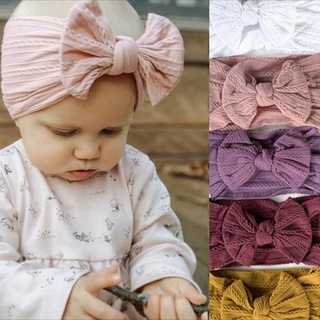 Turbante para recién nacido, diadema para niña, turbantes con lazo, gorro  infantil, suave, gorra de niño pequeño, accesorios para bebé