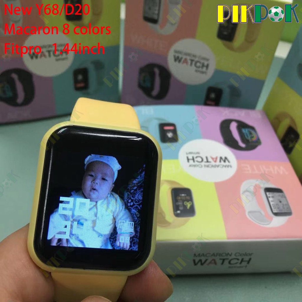 Macaron Smart Watch Reloj Como Funciona Macaron Y68 Smartwatch D20