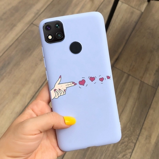 Funda suave De silicón/Tpu con diseño De corazón Amor Para Xiaomi Redmi 9c/Redmi  9c/Redmi 9c