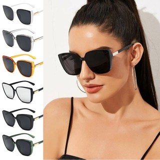 Gafas de Sol para Mujer Lentes Oscuros con Marco de Gran Tamaño Moda Casual
