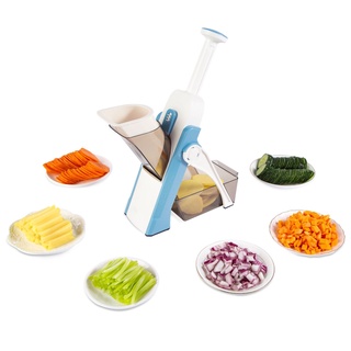 Cortador de alimentos con mandolina segura, cortador de verduras para  cocina, cortador de papas, cortador de verduras, cortador de papas fritas