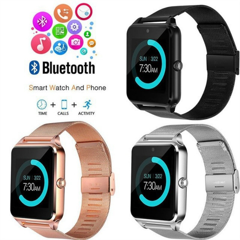 Smart Watch GT08 Plus Correa De Metal Bluetooth Smartwatch Soporte SIM TF Tarjeta Android IOS Reloj Multi Idiomas PK S8 Z60 Shopee Mexico