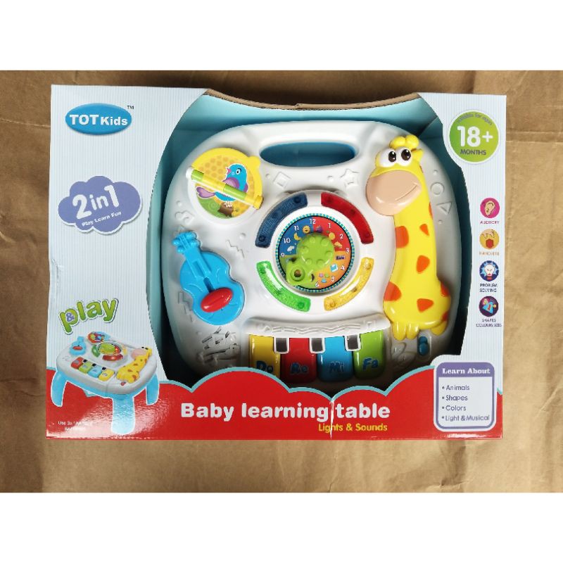 Mesa De Actividades Con Sonido Para Bebe Primera Infancia