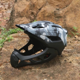 Casco de seguridad para bicicleta de montaña, protector de cara