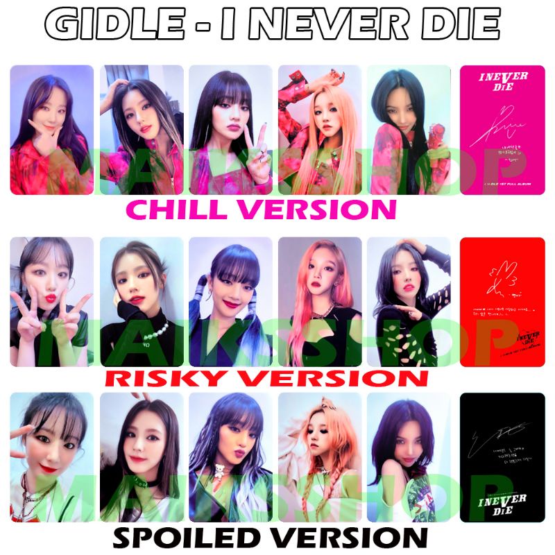 G)I-DLE I NEVER DIE (CHiLL Version) Album Cover by Sivan67 on DeviantArt