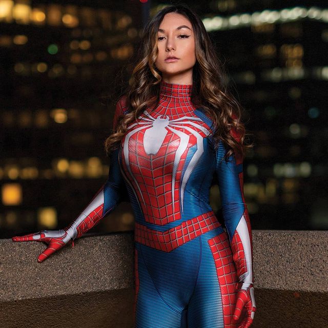 Disfraces Cosplay Traje De Baño Spiderman Mujer Disfraz De