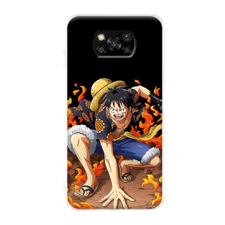 One Piece funda blanda transparente de móvil Xiaomi Poco X3 Poco X3 NFC Poco  X3 Pro cubierta del teléfono