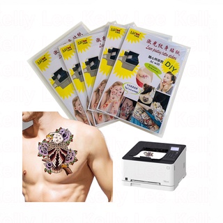 Papel para tatuajes y calcomanías Impresora Láser | Viniloytransfer