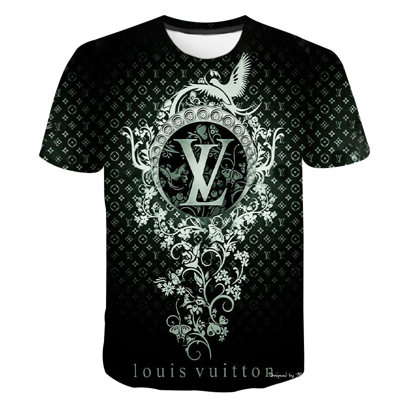 Nueva P2 Moda Louis Vuitton Camiseta De La Marca Ropa Para Hombre Camisetas  Para Los Hombres Tops De Manga Corta Camiseta Tapas De Las Mujeres De 22,05  €
