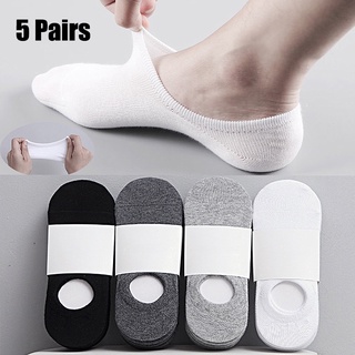 Calcetines invisibles para hombre, 6 pares de calcetines de algodón  antideslizantes de corte bajo para hombre, talla 6-12