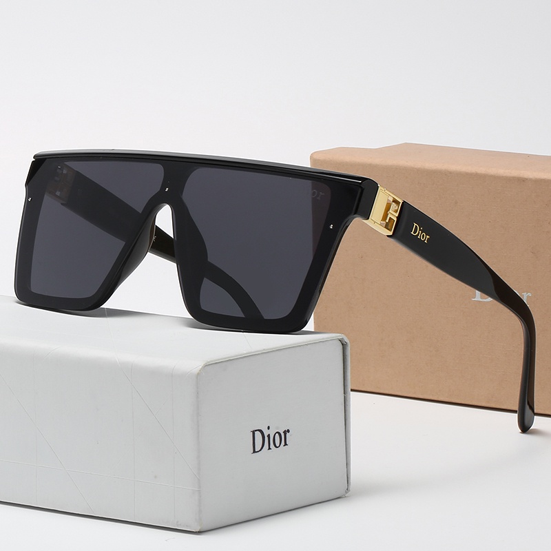 Gafas sol Dior para hombres y gradiente plano cuadrado clásico, elegante fresco, de marca retro Oculos De Sol 1006 | Shopee México