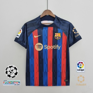 Camiseta Barcelona Local Manga Larga 2023-2024 Versión Aficionado