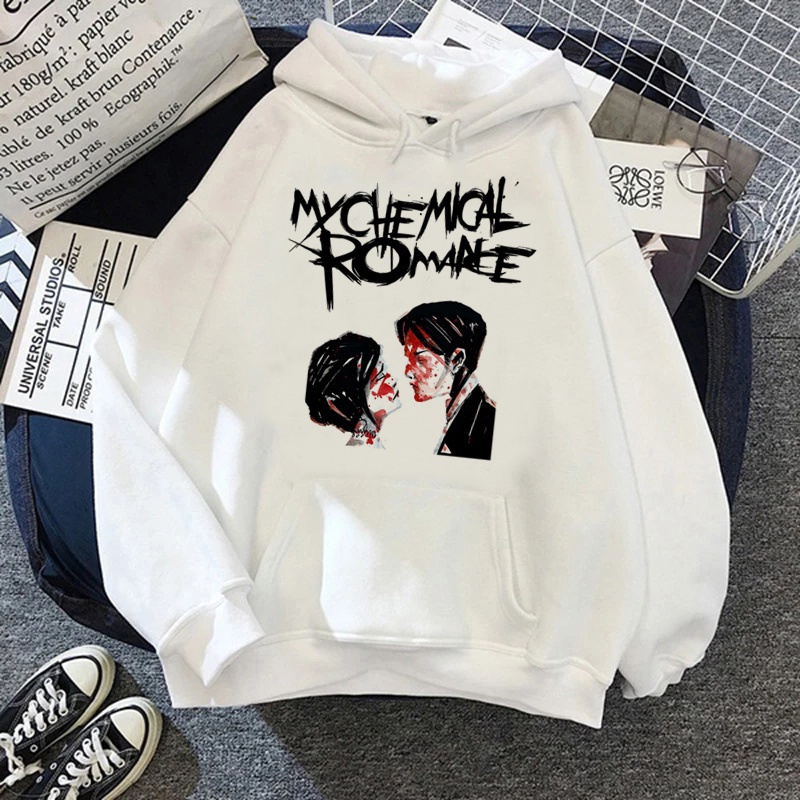 my chemical romance Sudaderas Con Capucha Hombres Impreso harajuku streetwear Ropa Masculina hip hop 2022 Shopee Mexico