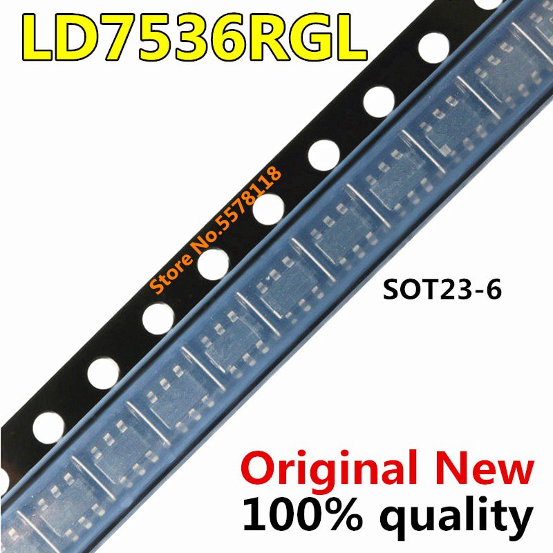 10pcs LD7536RGL LD7536RG LD7536R LD7536 SOT23-6 nuevo Chipset original ...