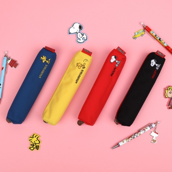 Estuche De Piel Con Diseño De Murciélago - Delgado, Con Cremallera, Para Lápices O Cosméticos - Portátil Y Elegante